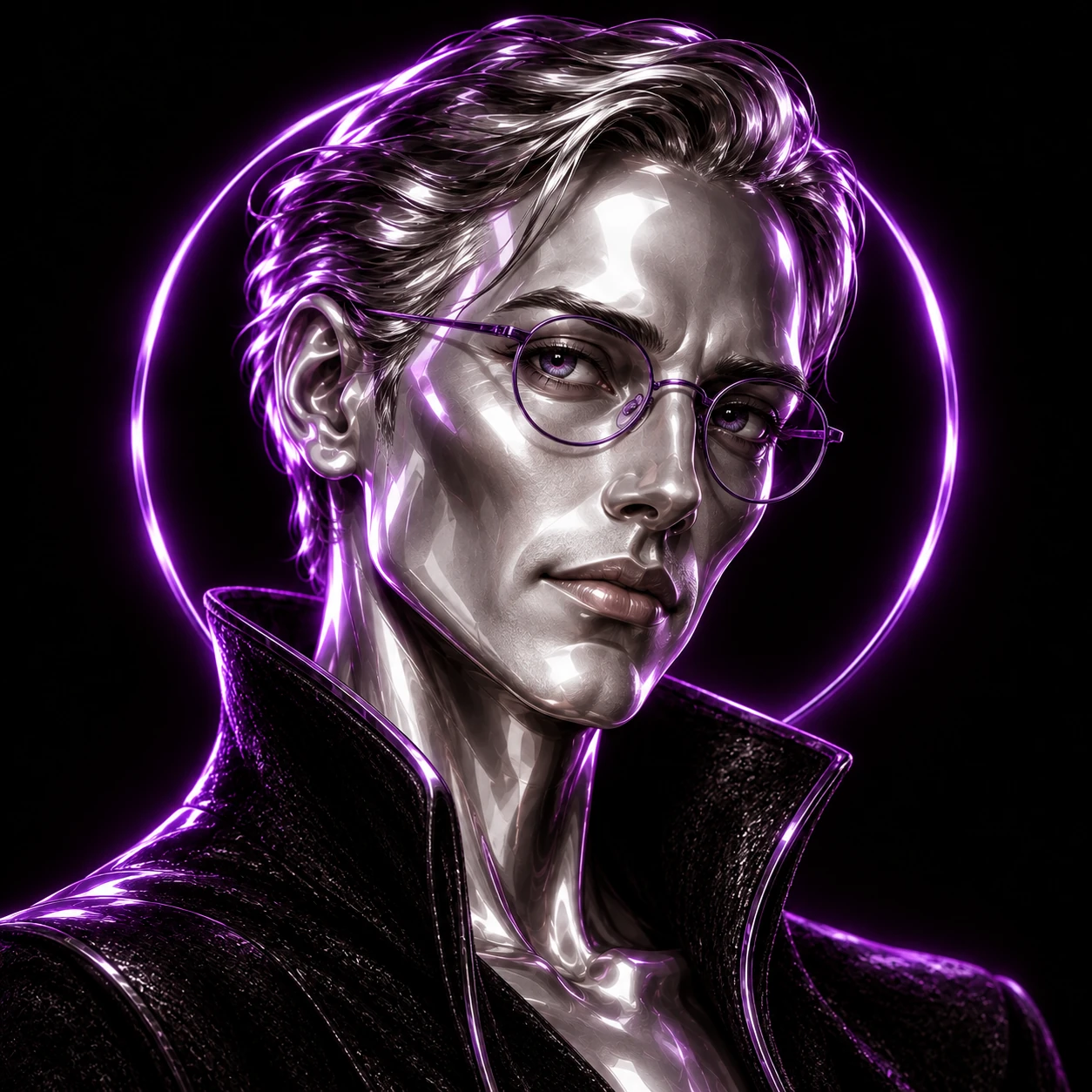 Копирайтер — хромированный персонаж Chrome Synths